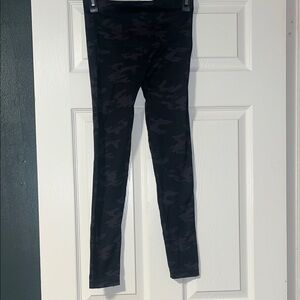 SPANX Black Camo High-Waist Leggings